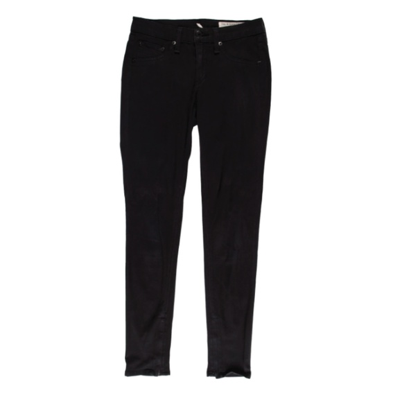 Rag and Bone Zipper Capri Black Low Rise Jeans - Picture 1 of 9